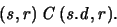 \begin{displaymath}
(s,r)~C~(s . d,r) .
\end{displaymath}