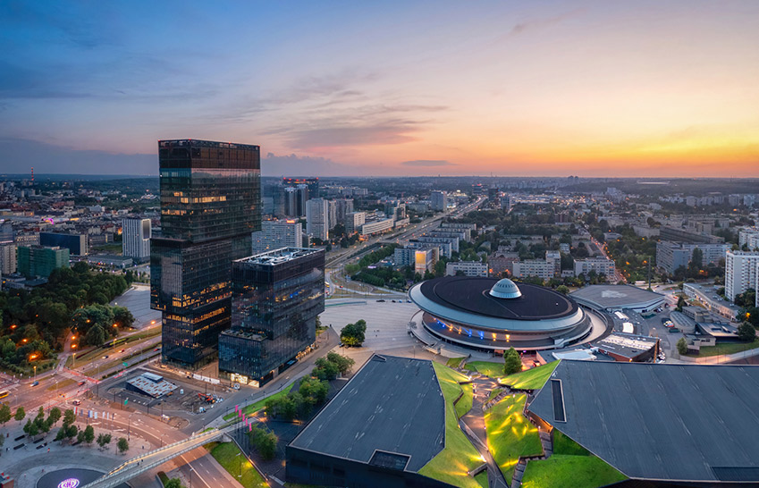 view of Katowice