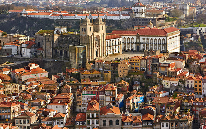view of the city of Porto