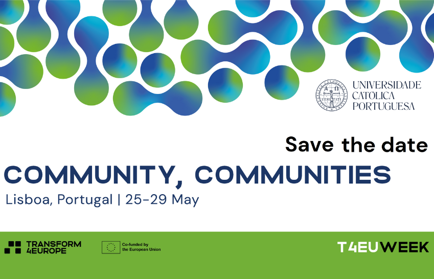 Apply for the T4EU Week in Lisbon